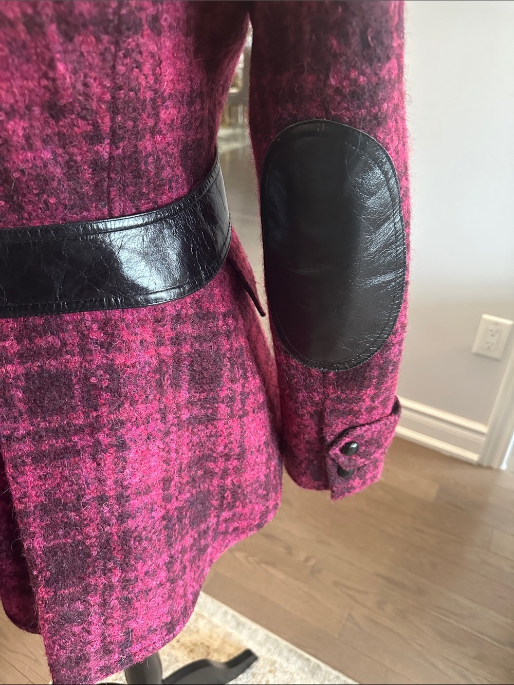 Smythe equestrian Plaid Tailored Wool-Blend Blazer - Picture 7 of 13